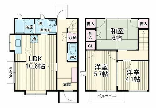 神奈川県横浜市青葉区千草台 藤が丘駅 3LDK 一戸建て 賃貸物件詳細