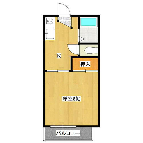 茨城県水戸市笠原町 水戸駅 1K アパート 賃貸物件詳細