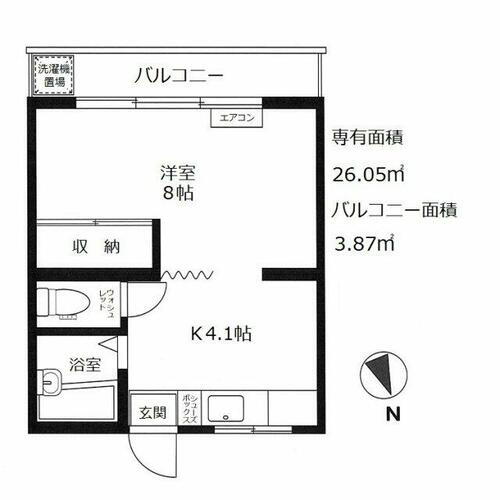 東京都立川市錦町１丁目 西国立駅 1K マンション 賃貸物件詳細