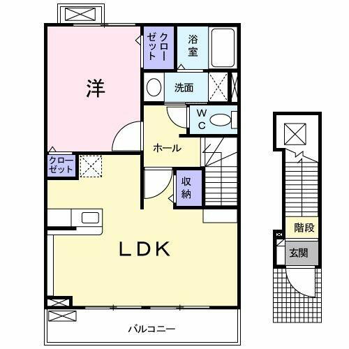 群馬県高崎市福島町 井野駅 1LDK アパート 賃貸物件詳細