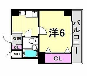 ヴィラパックス神戸 3階 1K 賃貸物件詳細