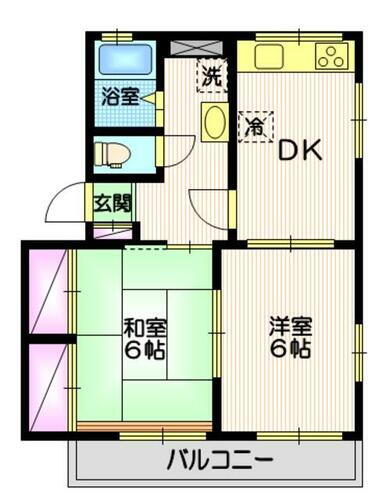 東京都大田区東馬込２丁目 馬込駅 2DK アパート 賃貸物件詳細