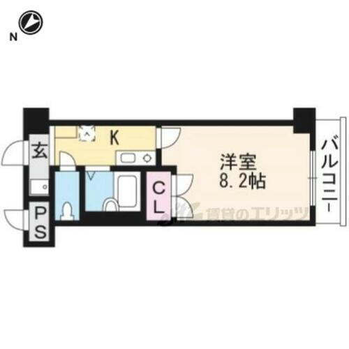 滋賀県草津市笠山５丁目 南草津駅 1K マンション 賃貸物件詳細