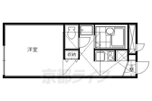 京都府京都市伏見区片原町 伏見桃山駅 1K アパート 賃貸物件詳細
