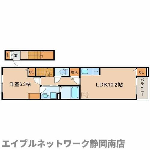 静岡県藤枝市青葉町３丁目 藤枝駅 1LDK アパート 賃貸物件詳細