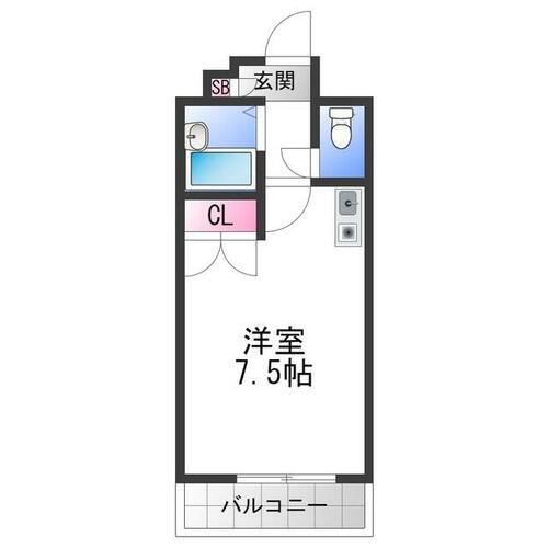 ＳＥＮＴＩＡ八戸ノ里 1階 ワンルーム 賃貸物件詳細