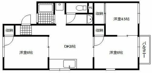 静岡県富士市伝法 吉原本町駅 3DK アパート 賃貸物件詳細