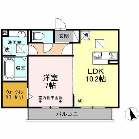 リバーパーク 1階 1LDK 賃貸物件詳細