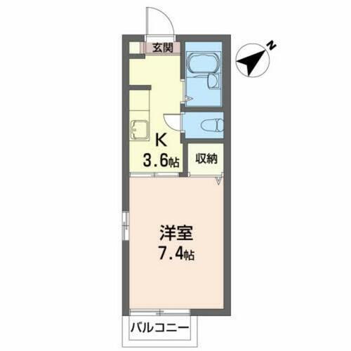 宮城県仙台市泉区南光台１丁目 旭ヶ丘駅 1K アパート 賃貸物件詳細