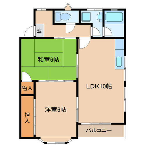 宮城県仙台市宮城野区白鳥１丁目 陸前高砂駅 2LDK アパート 賃貸物件詳細