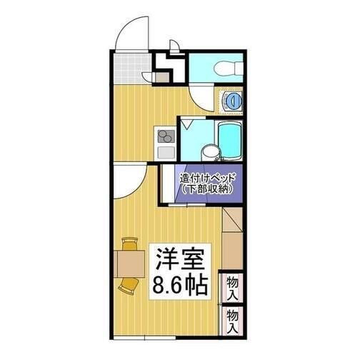長野県中野市大字吉田 信州中野駅 1K アパート 賃貸物件詳細