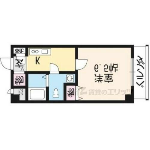 京都府京都市右京区西京極西大丸町 西京極駅 1K マンション 賃貸物件詳細