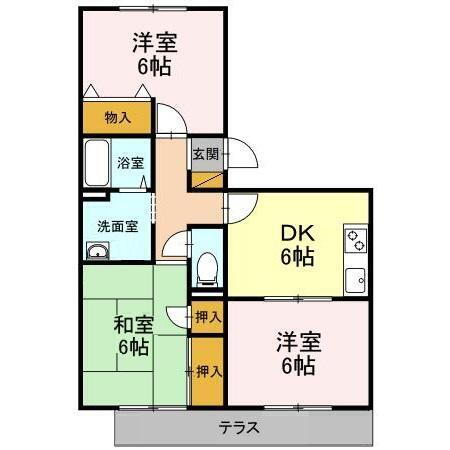 千葉県船橋市高根台７丁目 高根木戸駅 3DK アパート 賃貸物件詳細
