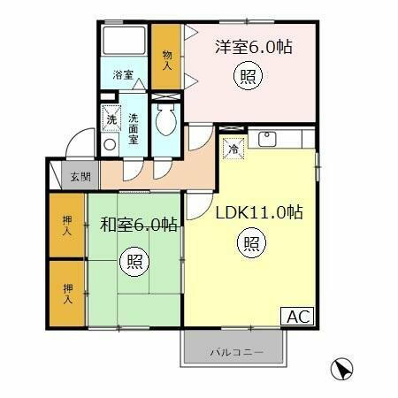 福井県越前市芝原２丁目 家久駅 2LDK アパート 賃貸物件詳細