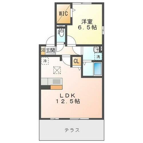 ベイサイド　フクサキ 1階 1LDK 賃貸物件詳細