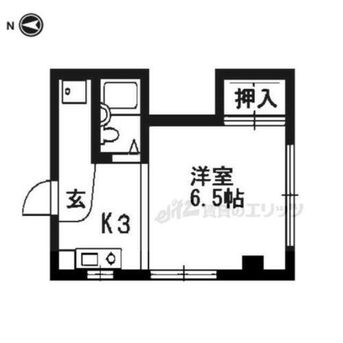 京都府京都市右京区山ノ内西八反田町 山ノ内駅 1K マンション 賃貸物件詳細