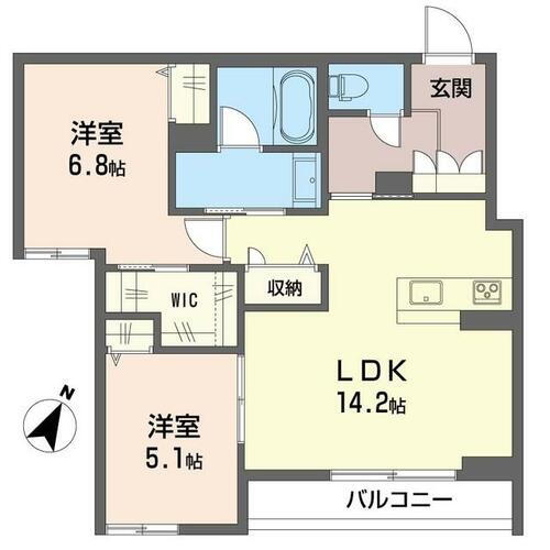 埼玉県さいたま市見沼区深作２丁目 七里駅 2LDK アパート 賃貸物件詳細
