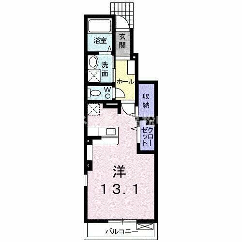ａｎｇｅ・凛 1階 ワンルーム 賃貸物件詳細