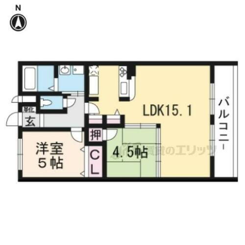 滋賀県大津市国分１丁目 石山駅 2LDK マンション 賃貸物件詳細