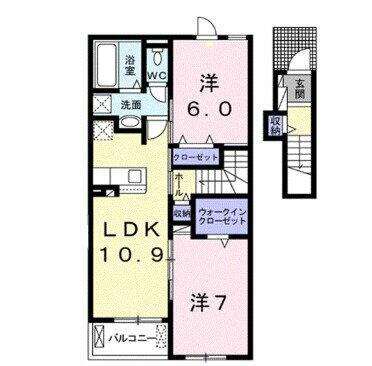 茨城県稲敷郡阿見町うずら野１丁目 荒川沖駅 2LDK アパート 賃貸物件詳細
