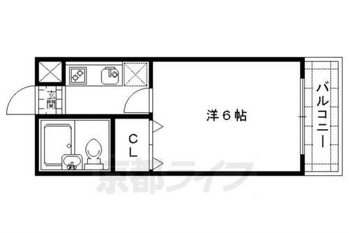 京都府京都市左京区松ケ崎桜木町 松ヶ崎駅 1K マンション 賃貸物件詳細