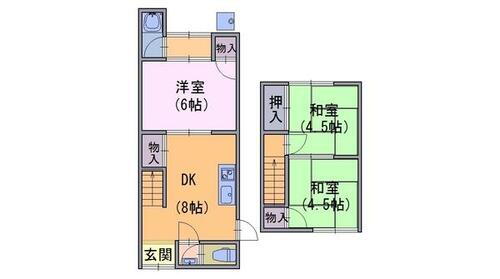 京都府長岡京市一文橋２丁目 長岡天神駅 3DK 一戸建て 賃貸物件詳細