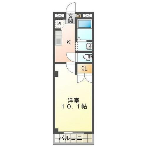 三重県四日市市中浜田町 近鉄四日市駅 1K マンション 賃貸物件詳細