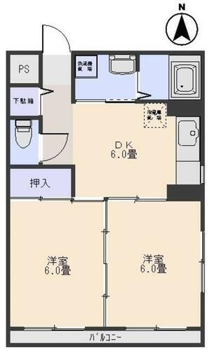 群馬県前橋市上小出町３丁目 2DK マンション 賃貸物件詳細