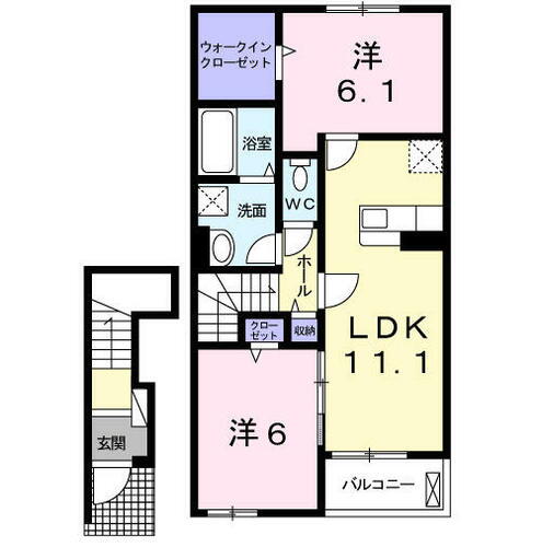 千葉県成田市三里塚御料 成田駅 2LDK アパート 賃貸物件詳細