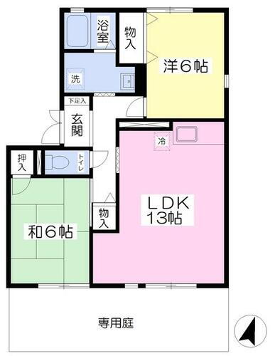 福岡県那珂川市今光４丁目 博多南駅 2LDK アパート 賃貸物件詳細