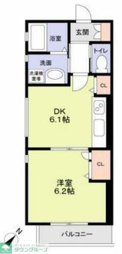 神奈川県横浜市港北区大倉山３丁目 大倉山駅 1DK アパート 賃貸物件詳細
