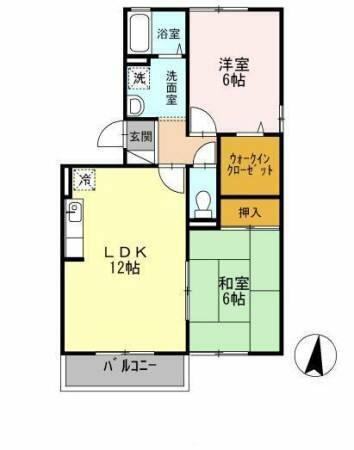 長崎県大村市富の原２丁目 大村車両基地駅 2LDK アパート 賃貸物件詳細