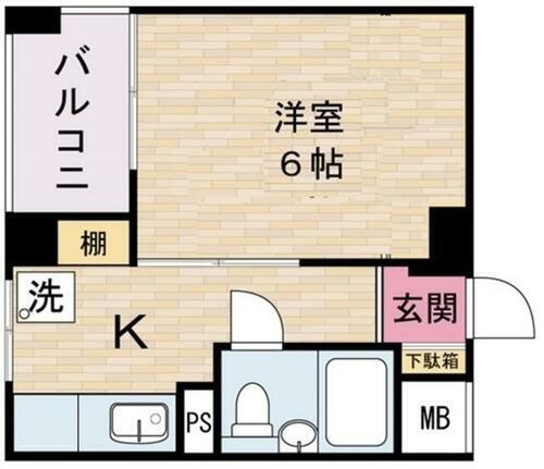 神奈川県川崎市川崎区渡田山王町 川崎駅 1K マンション 賃貸物件詳細