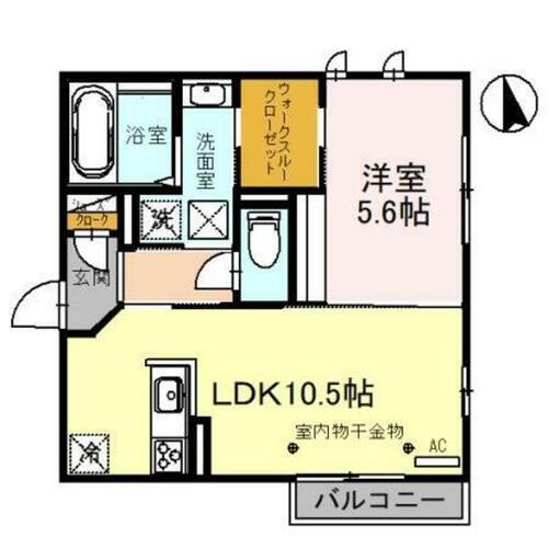 富山県富山市永楽町 奥田中学校前駅 1LDK アパート 賃貸物件詳細