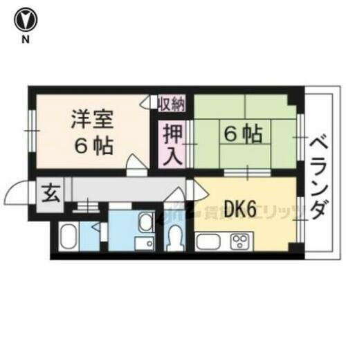 京都府京都市下京区西七条石井町 西大路駅 2DK マンション 賃貸物件詳細