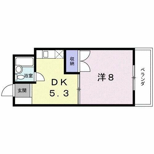 福井県福井市日光２丁目 福大前西福井駅 1DK マンション 賃貸物件詳細