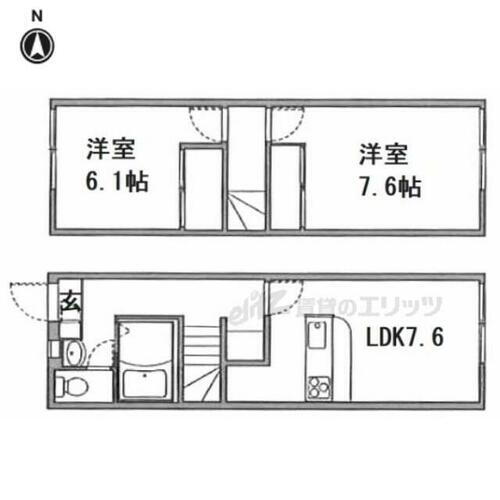 レオパレスクレール 萱島駅 2DK 賃貸(賃貸マンション・アパート)