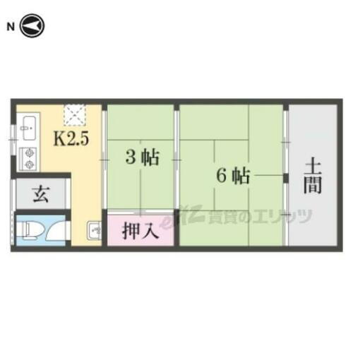 青山住宅アパート 1階 2K 賃貸物件詳細