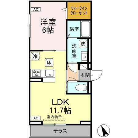 ラコルト相模原 1階 1LDK 賃貸物件詳細