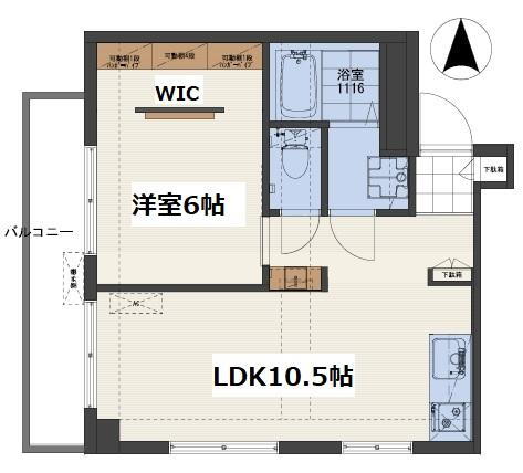 神奈川県川崎市中原区下新城２丁目 武蔵中原駅 1LDK マンション 賃貸物件詳細
