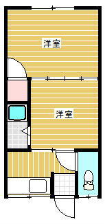 山口県下関市椋野町１丁目 幡生駅 2K アパート 賃貸物件詳細
