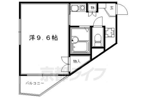 京都府京都市中京区壬生坊城町 大宮駅 1K マンション 賃貸物件詳細