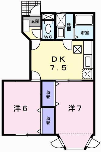 兵庫県姫路市大津区平松 平松駅 2DK アパート 賃貸物件詳細