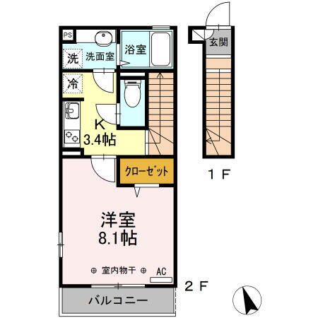 東京都板橋区徳丸３丁目 東武練馬駅 1K アパート 賃貸物件詳細