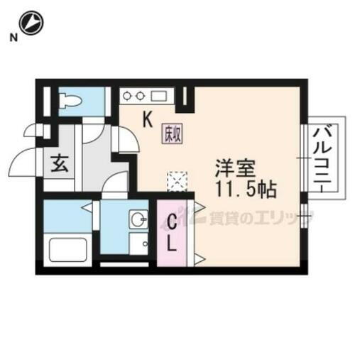 滋賀県大津市一里山５丁目 瀬田駅 1K アパート 賃貸物件詳細
