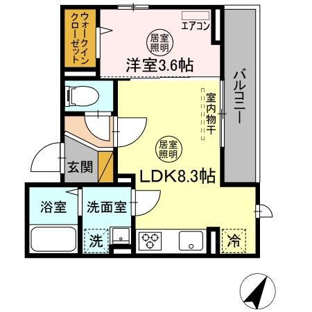 千葉県千葉市中央区春日２丁目 西千葉駅 1LDK アパート 賃貸物件詳細