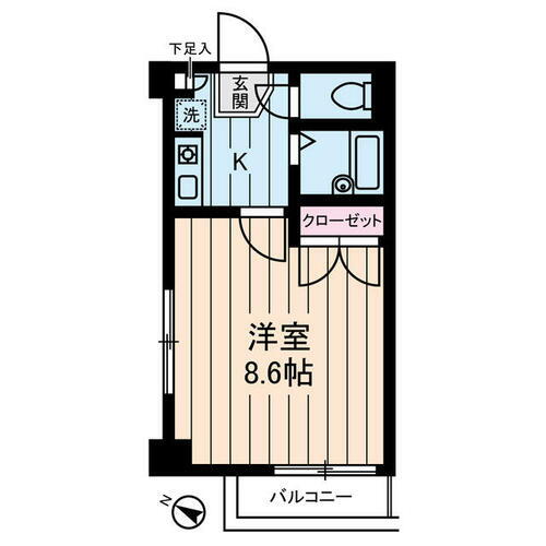 東京都江戸川区北葛西１丁目 船堀駅 1K マンション 賃貸物件詳細