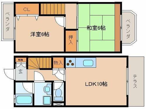 奈良県奈良市法蓮町 新大宮駅 2LDK アパート 賃貸物件詳細