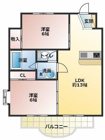 蔵屋マンション第一 1階 2LDK 賃貸物件詳細