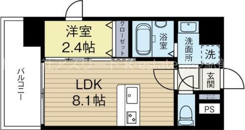 福岡県福岡市博多区美野島３丁目 博多駅 1LDK マンション 賃貸物件詳細